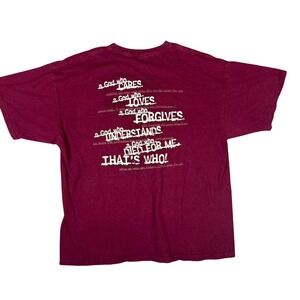 God Who‎ Cares Loves Understands Forgives Gildan Heavy Cotton T-Shirt XL